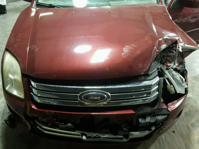 3FAFP08186R156224 - 2006 FORD FUSION SEL MAROON photo 7