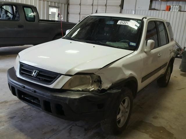 JHLRD1862YS000286 - 2000 HONDA CR-V EX WHITE photo 2