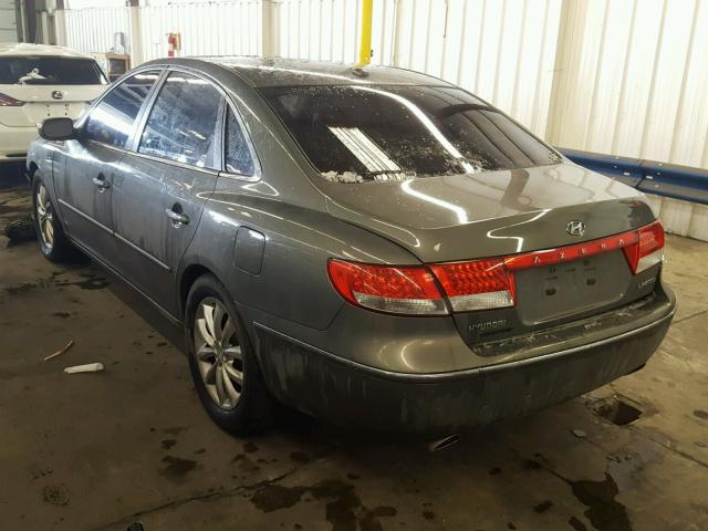 KMHFC46F88A265478 - 2008 HYUNDAI AZERA SE GREEN photo 3