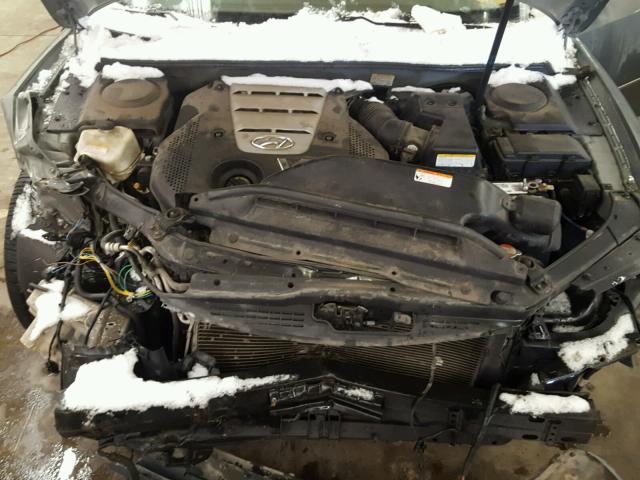 KMHFC46F88A265478 - 2008 HYUNDAI AZERA SE GREEN photo 7