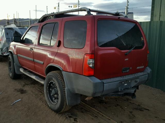 5N1ED28Y63C640731 - 2003 NISSAN XTERRA XE MAROON photo 3