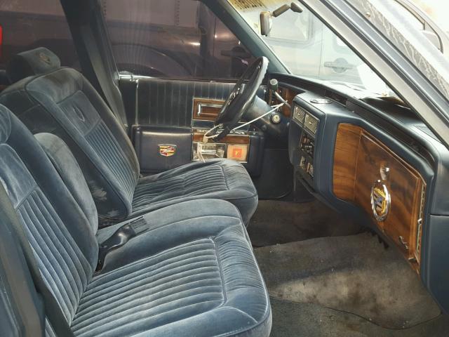 1G6DW51Y2H9763665 - 1987 CADILLAC BROUGHAM BLUE photo 5