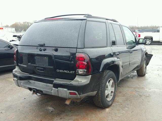 1GNDS13S232181357 - 2003 CHEVROLET TRAILBLAZE BLACK photo 4