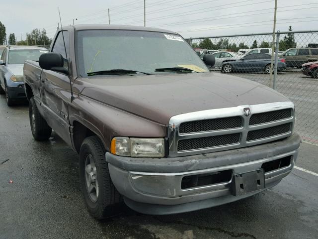 1B7HC16Y0VJ590828 - 1997 DODGE RAM 1500 BROWN photo 1