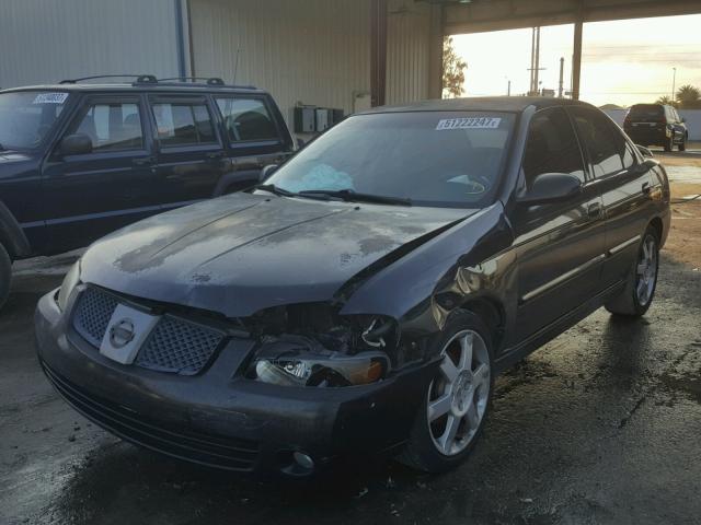 3N1AB51D94L477079 - 2004 NISSAN SENTRA SE- BLACK photo 2