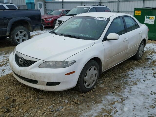 1YVFP80C945N16858 - 2004 MAZDA 6 I WHITE photo 2