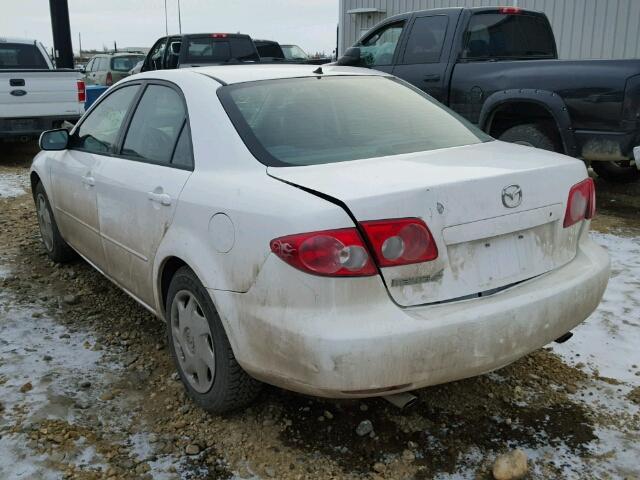 1YVFP80C945N16858 - 2004 MAZDA 6 I WHITE photo 3