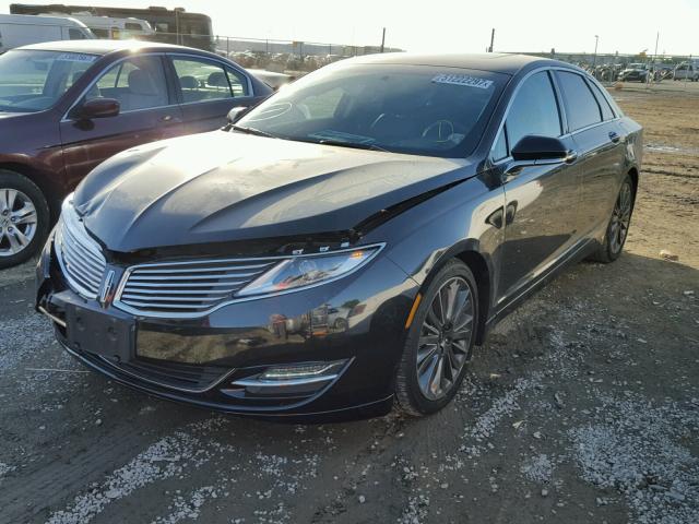 3LN6L2GK1DR812137 - 2013 LINCOLN MKZ BLACK photo 2