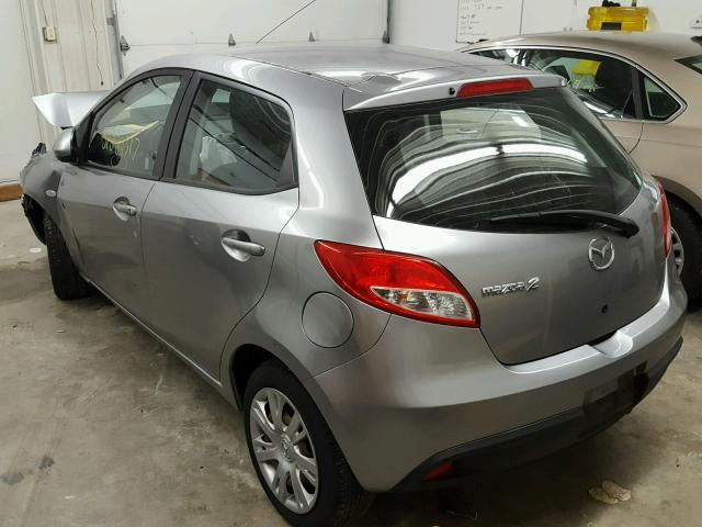 JM1DE1KY9C0137065 - 2012 MAZDA MAZDA2 CHARCOAL photo 3