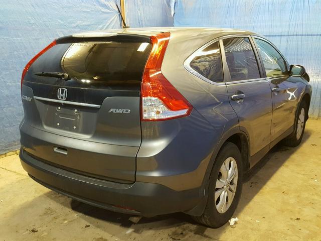 5J6RM4H51EL044429 - 2014 HONDA CR-V EX GRAY photo 4