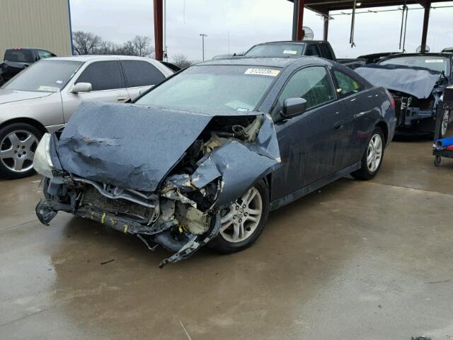 1HGCM72656A009583 - 2006 HONDA ACCORD EX BLUE photo 2