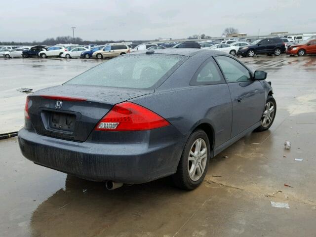 1HGCM72656A009583 - 2006 HONDA ACCORD EX BLUE photo 4