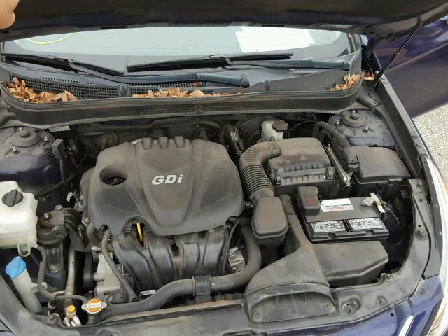 5NPEB4AC6CH397169 - 2012 HYUNDAI SONATA GLS BLUE photo 7