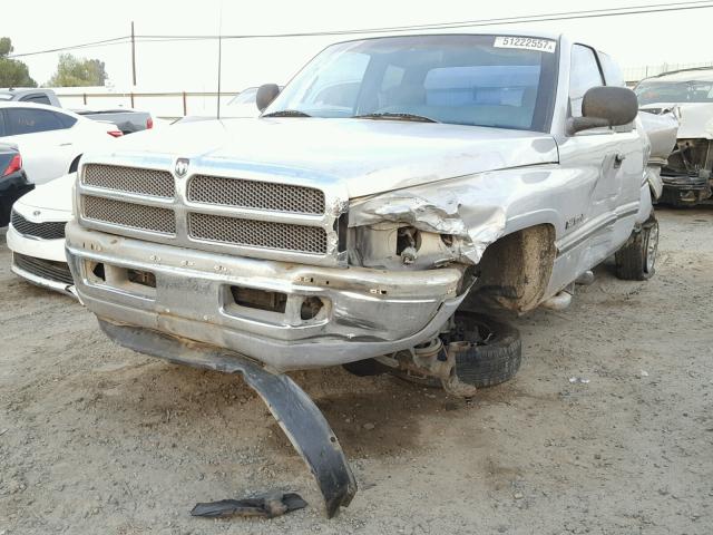 1B7HF13Z9VJ550557 - 1997 DODGE RAM 1500 SILVER photo 2