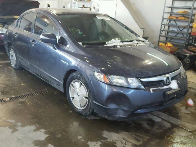 JHMFA362X6S030474 - 2006 HONDA CIVIC HYBR GRAY photo 1