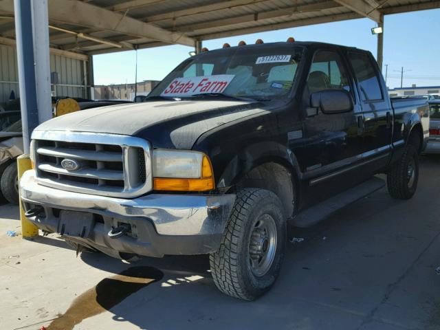 1FTSW31F5YED03429 - 2000 FORD F350 SRW S BLACK photo 2