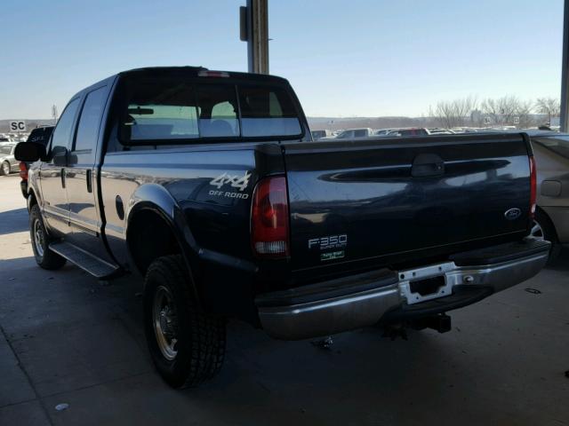 1FTSW31F5YED03429 - 2000 FORD F350 SRW S BLACK photo 3