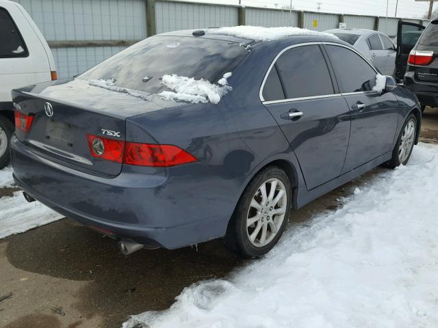 JH4CL96958C020462 - 2008 ACURA TSX BLUE photo 4