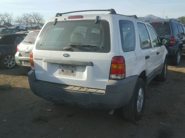 1FMYU02Z15KE48788 - 2005 FORD ESCAPE XLS WHITE photo 4