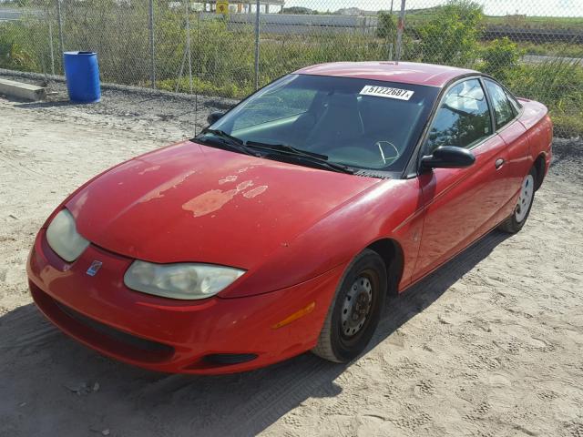 1G8ZP12802Z282855 - 2002 SATURN SC1 RED photo 2