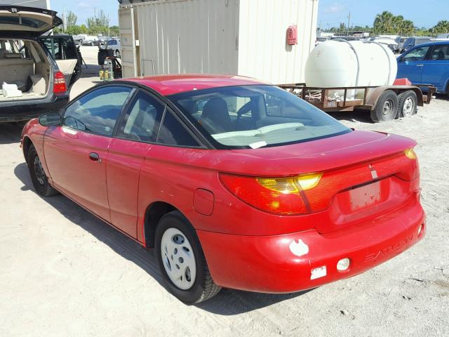 1G8ZP12802Z282855 - 2002 SATURN SC1 RED photo 3