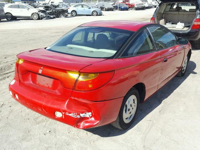 1G8ZP12802Z282855 - 2002 SATURN SC1 RED photo 4