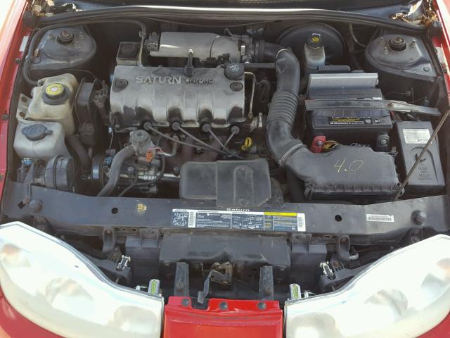 1G8ZP12802Z282855 - 2002 SATURN SC1 RED photo 7