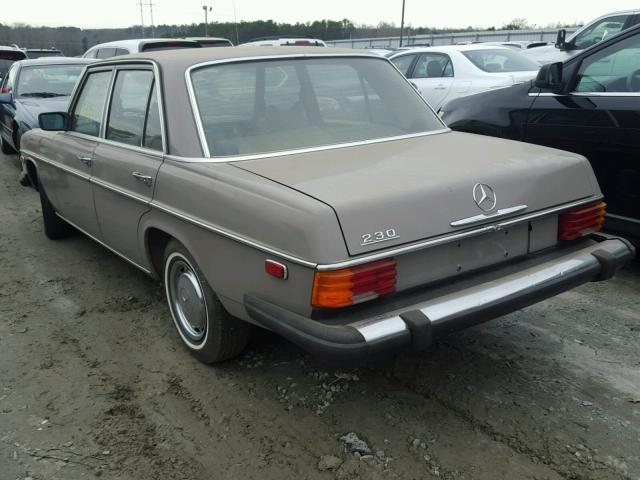 11501712022705 - 1974 MERCEDES-BENZ 230 TAN photo 3