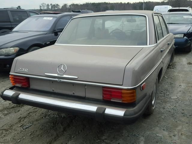 11501712022705 - 1974 MERCEDES-BENZ 230 TAN photo 4