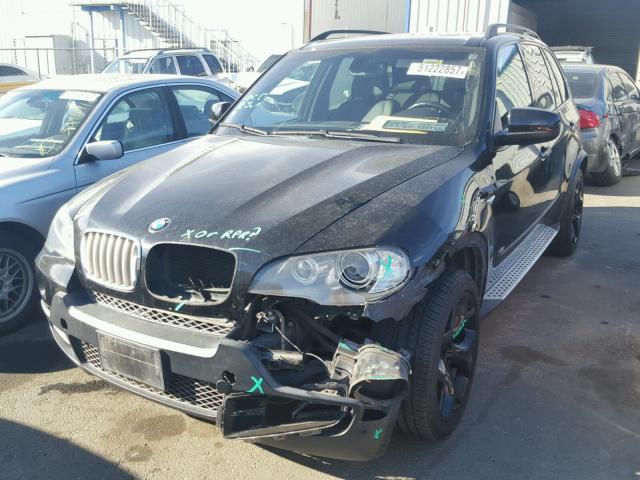 5UXFE83538L163672 - 2008 BMW X5 4.8I BLACK photo 2