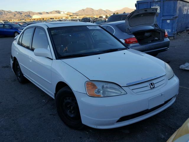 1HGES26722L044732 - 2002 HONDA CIVIC EX WHITE photo 1