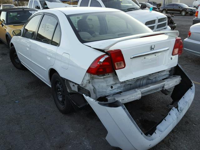 1HGES26722L044732 - 2002 HONDA CIVIC EX WHITE photo 3