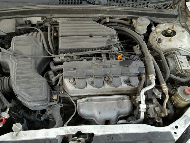 1HGES26722L044732 - 2002 HONDA CIVIC EX 白色 照片 7
