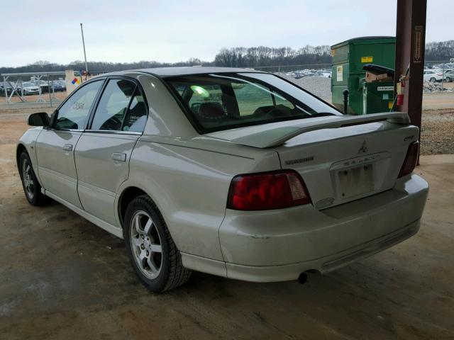 4A3AA46HX2E166194 - 2002 MITSUBISHI GALANT ES WHITE photo 3