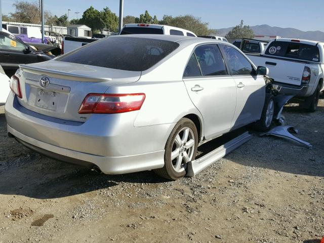 4T1BK46K47U046996 - 2007 TOYOTA CAMRY NEW SILVER photo 4