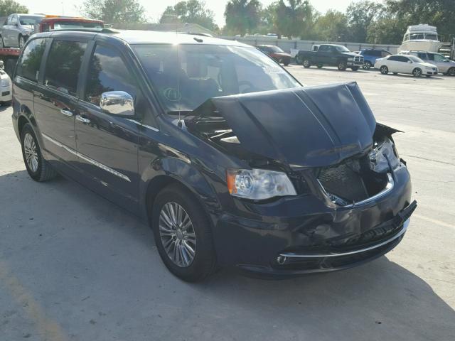 2A4RR6DG0BR610992 - 2011 CHRYSLER TOWN & COU BLUE photo 1