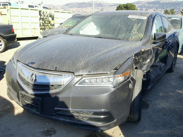 19UUB1F30FA016982 - 2015 ACURA TLX CHARCOAL photo 2