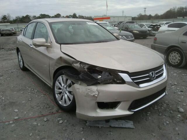 1HGCR2F81EA212856 - 2014 HONDA ACCORD EXL GOLD photo 1