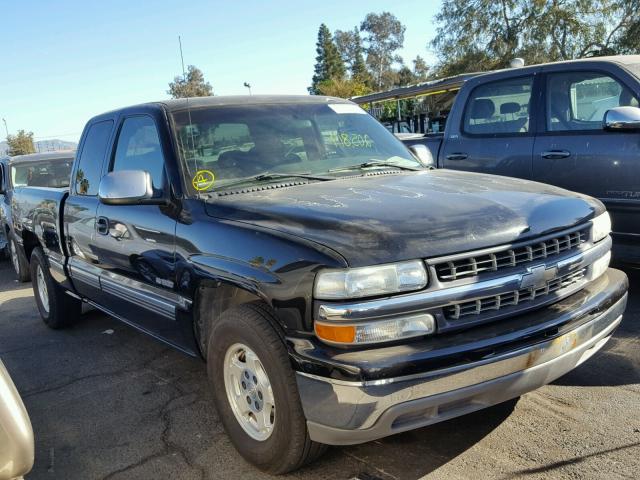 2GCEC19V821378835 - 2002 CHEVROLET SILVERADO BLACK photo 1