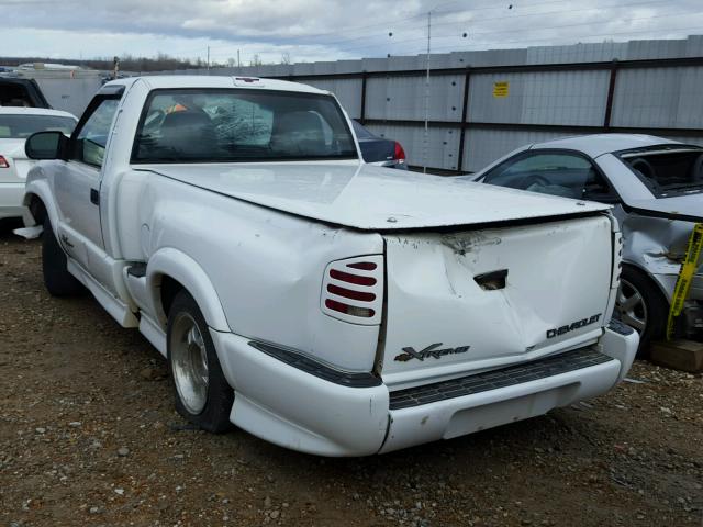 1GCCS14W4X8192272 - 1999 CHEVROLET S TRUCK S1 WHITE photo 3