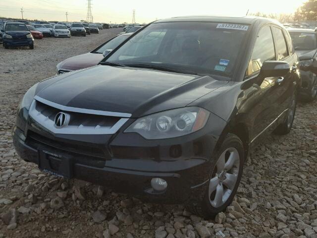 5J8TB18248A021072 - 2008 ACURA RDX BLACK photo 2