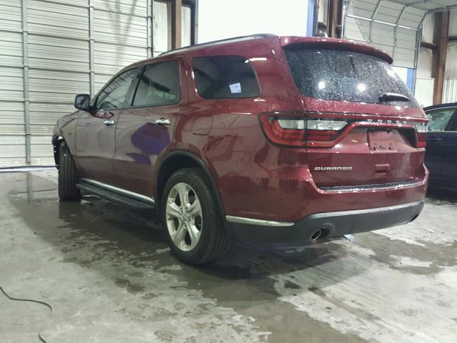 1C4RDHAGXFC801032 - 2015 DODGE DURANGO SX RED photo 3