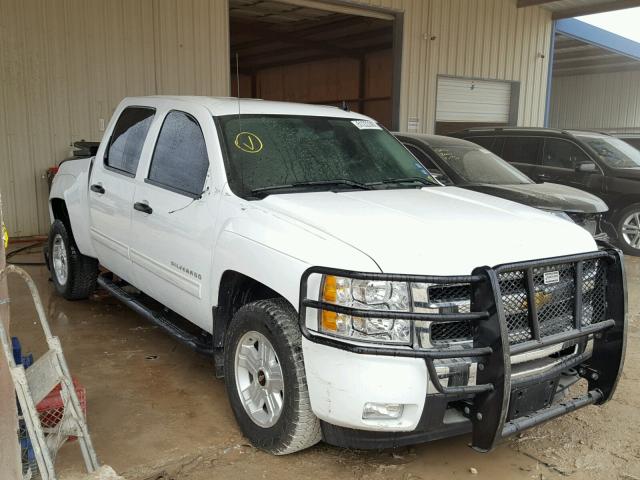 3GCPKSE38BG145096 - 2011 CHEVROLET SILVERADO WHITE photo 1