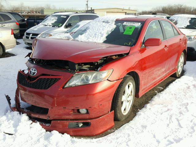 4T1BE46K49U321907 - 2009 TOYOTA CAMRY BASE RED photo 2