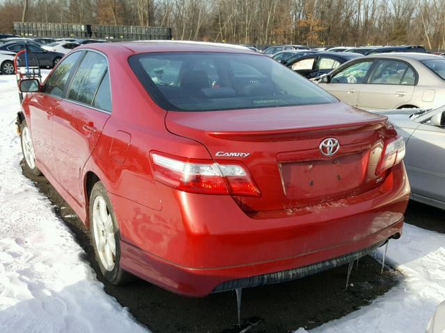 4T1BE46K49U321907 - 2009 TOYOTA CAMRY BASE RED photo 3
