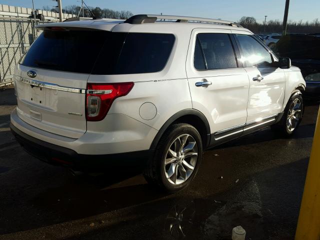 1FMHK7F96CGB04236 - 2012 FORD EXPLORER L WHITE photo 4