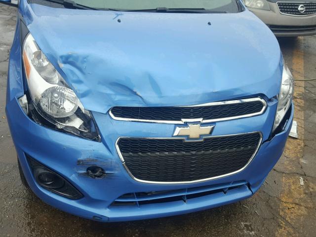 KL8CB6S9XEC430011 - 2014 CHEVROLET SPARK LS BLUE photo 9