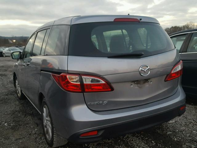 JM1CW2BL0C0116964 - 2012 MAZDA 5 GRAY photo 3