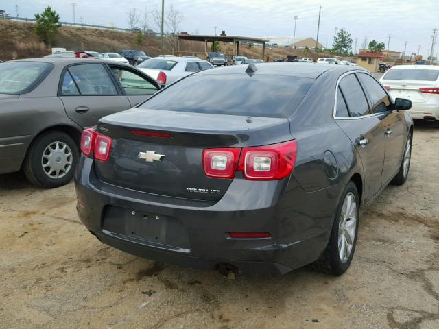 1G11H5SA8DF278799 - 2013 CHEVROLET MALIBU LTZ GRAY photo 4