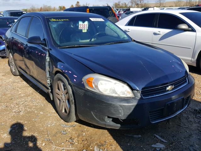 2G1WC57M391253394 - 2009 CHEVROLET IMPALA 2LT BLUE photo 1